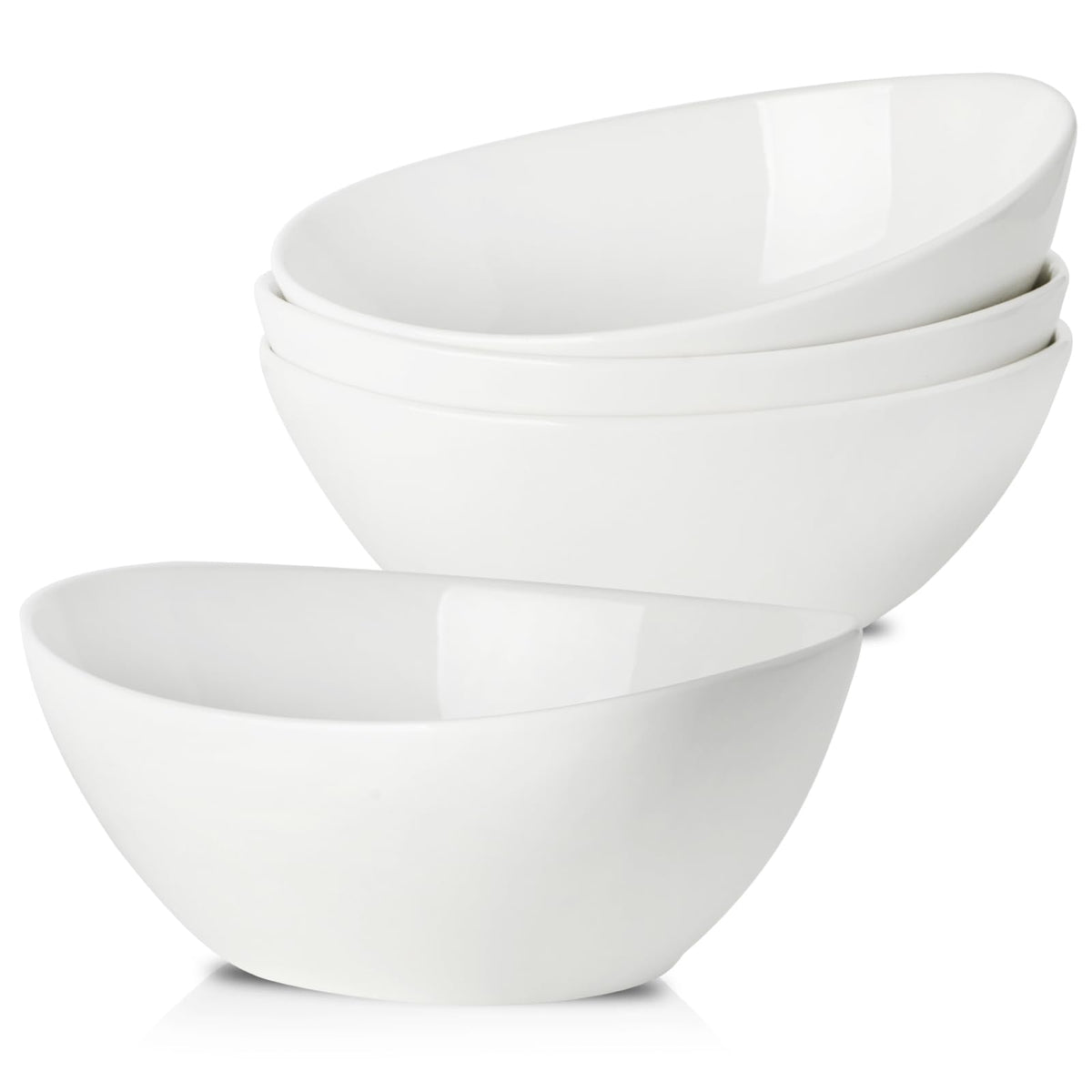 40 OZ Ceramic Salad Bowls Set of 4 X7011