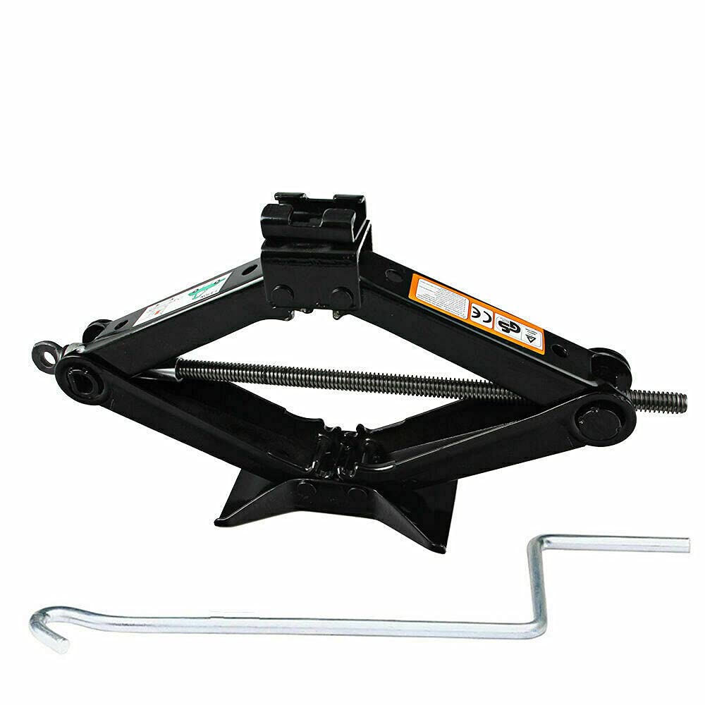 Spare Tire Lug Wrench Tool Kit & Scissor Jack 2 Ton Set L344
