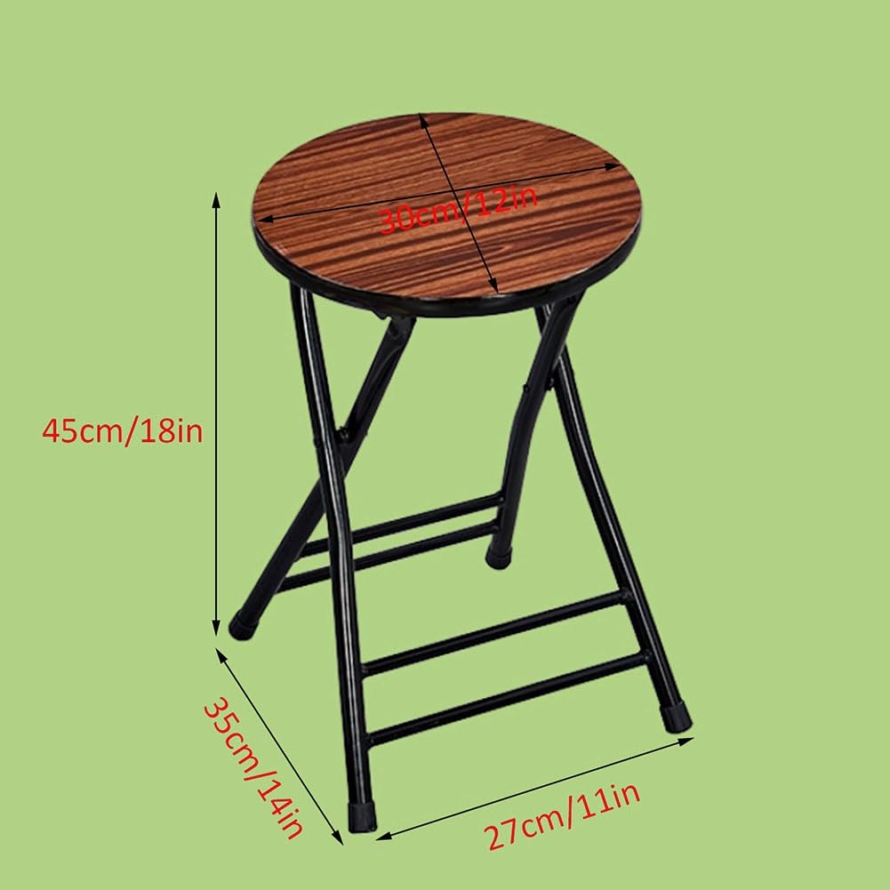 18 Inch Round Backless Folding Bar Stool Y909
