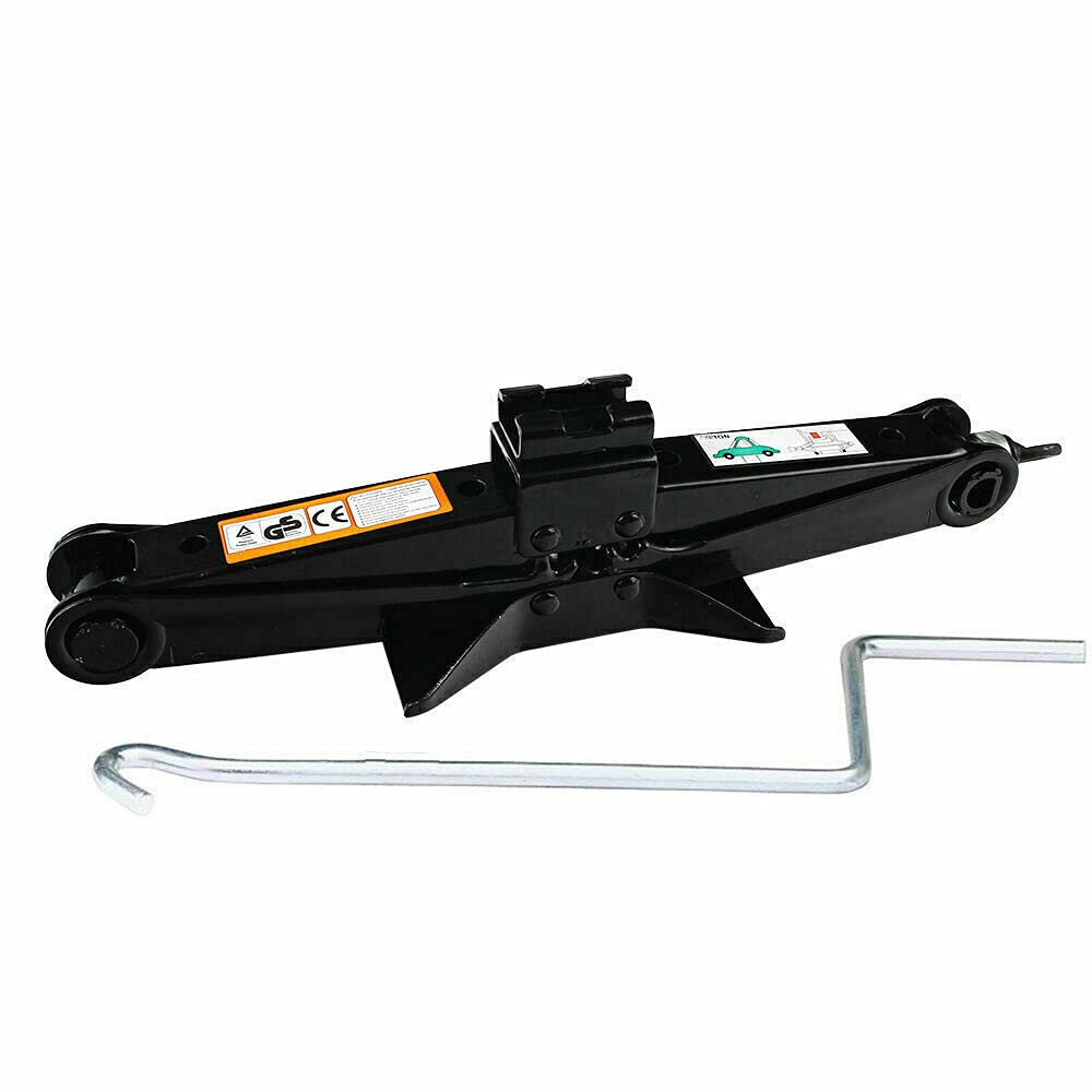 Spare Tire Lug Wrench Tool Kit & Scissor Jack 2 Ton Set L344