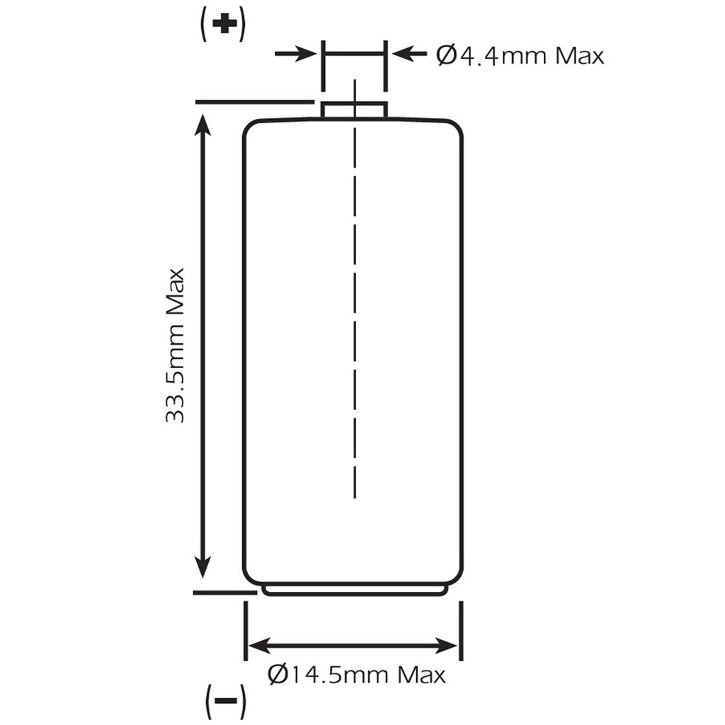 3.6V Lithium Battery with Tabs K11417