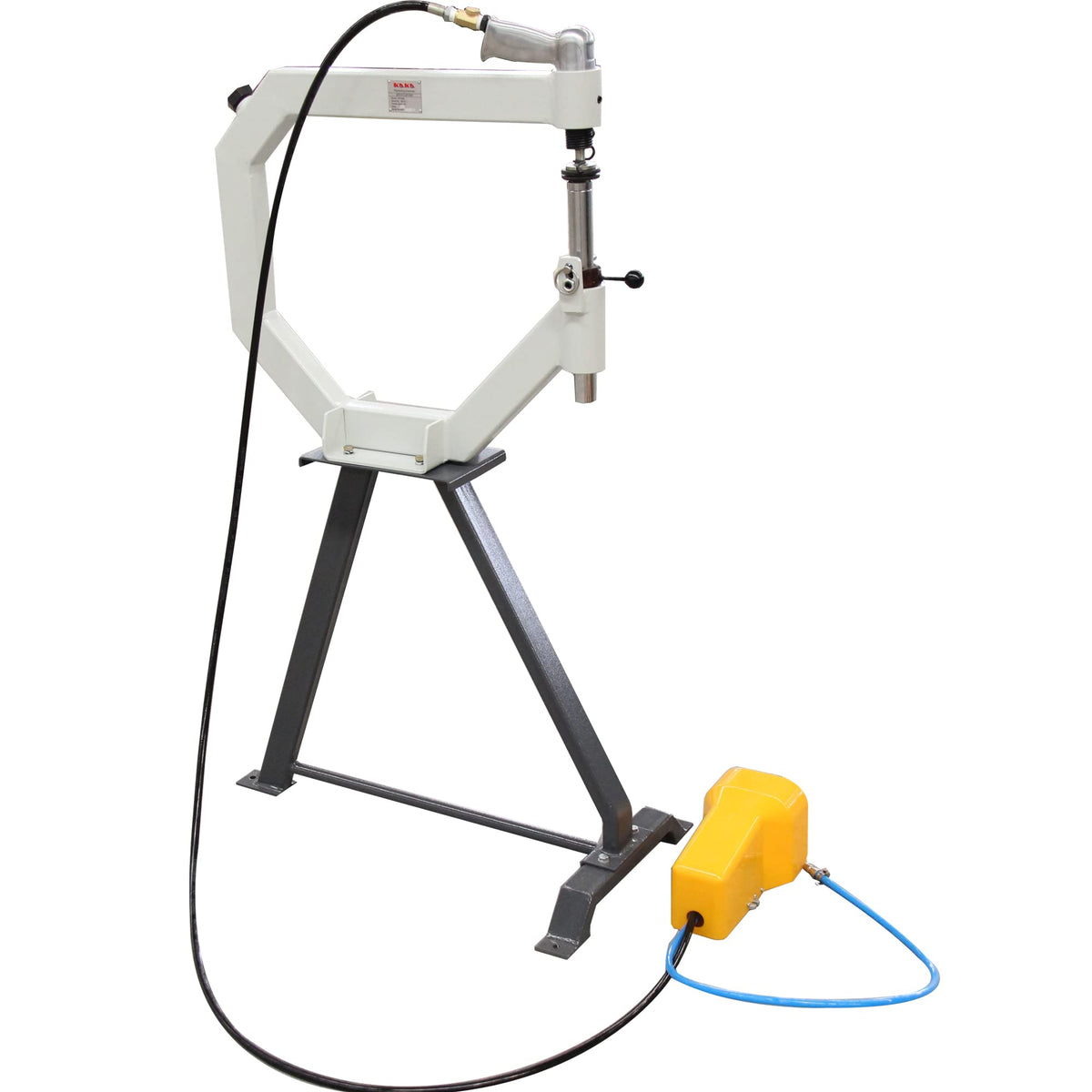 19.6" Throat Pneumatic Planishing Hammer with Steel Frame Stand & Foot Pedal V963650
