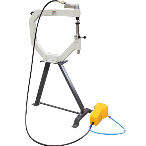 19.6" Throat Pneumatic Planishing Hammer with Steel Frame Stand & Foot Pedal V963650