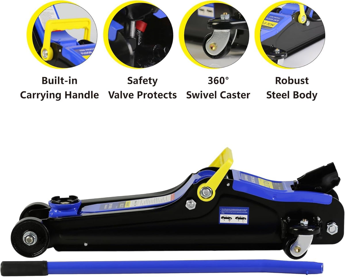 2 Ton Low Profile Hydraulic Floor Jack P715