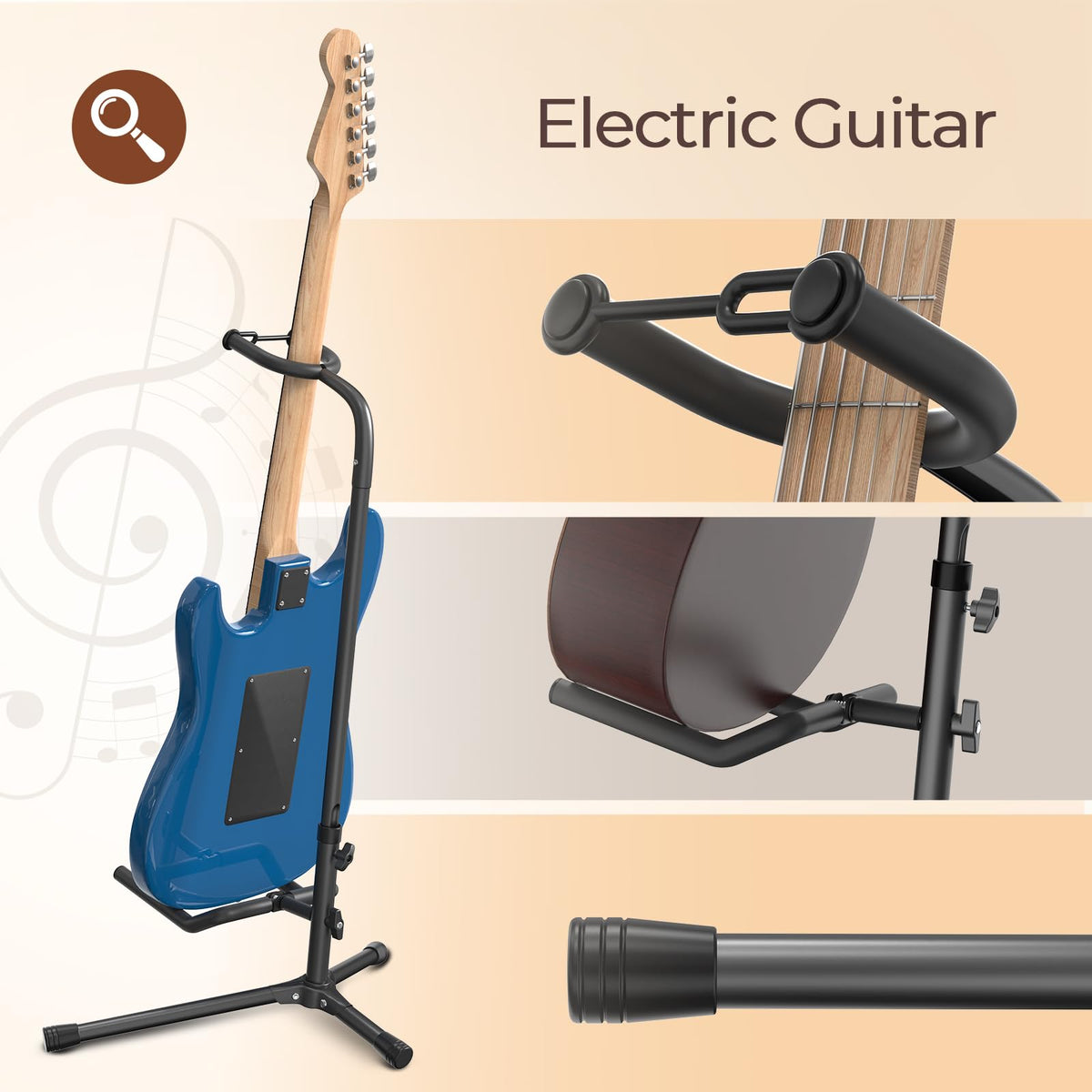 Adjustable Folding Guitar Stand K171
