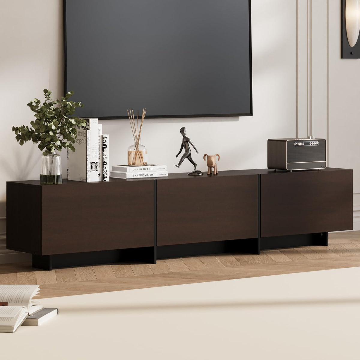 Brown TV Stand with 3 Drawers N5146