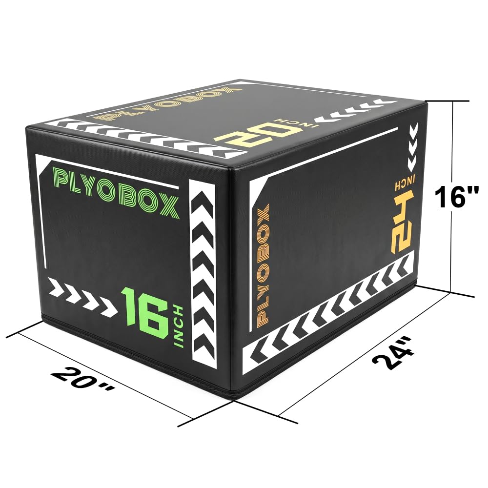 3-in-1 Non-Slip Foam Plyometric Jump Box J556240