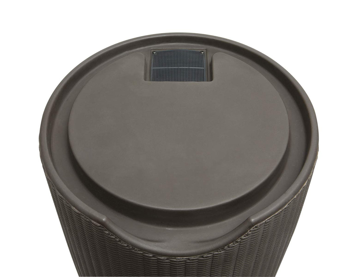 50 Gallon Flat Top Rain Saver Dark Brown J152