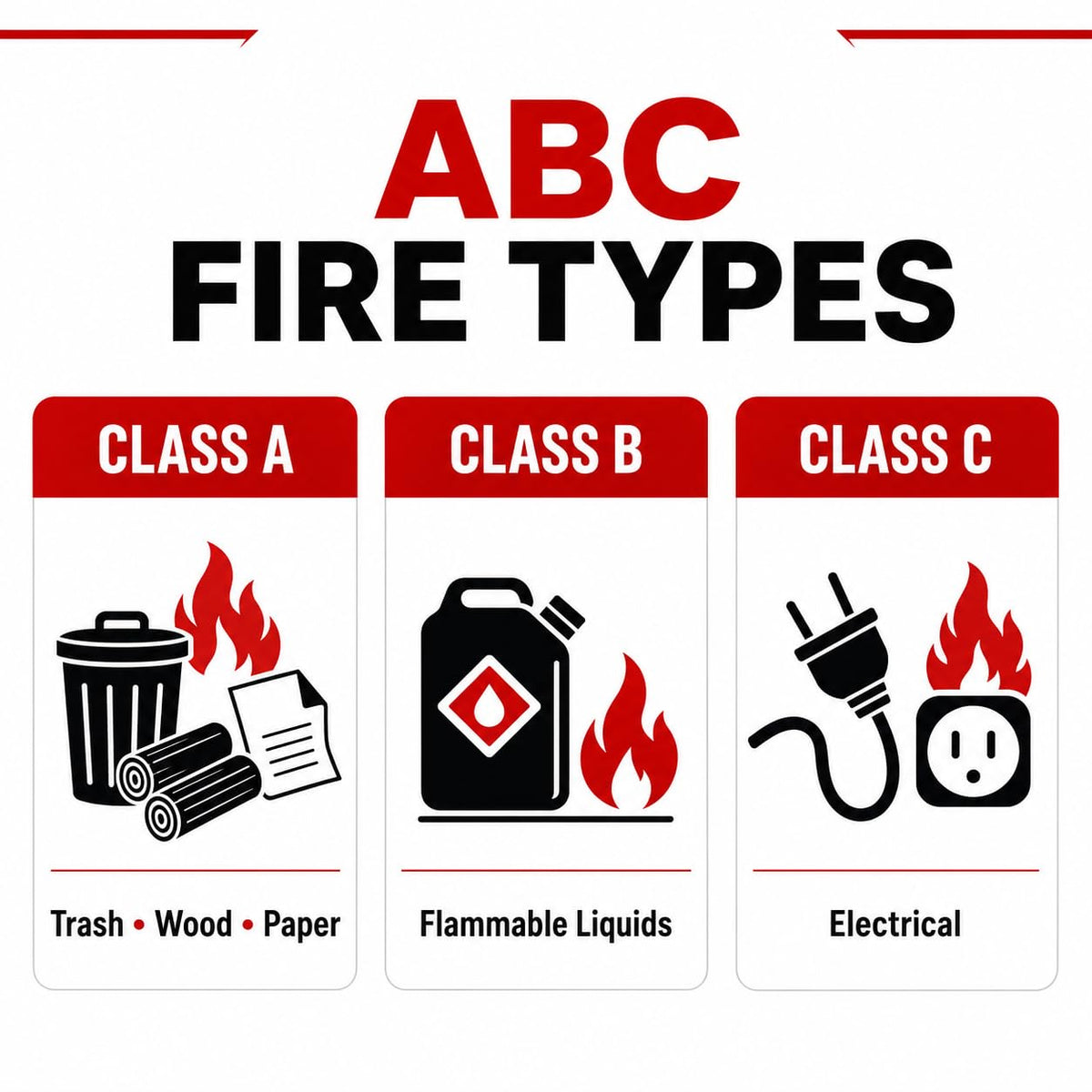 2.5 lb Dry Chemical ABC Fire Extinguisher U3615