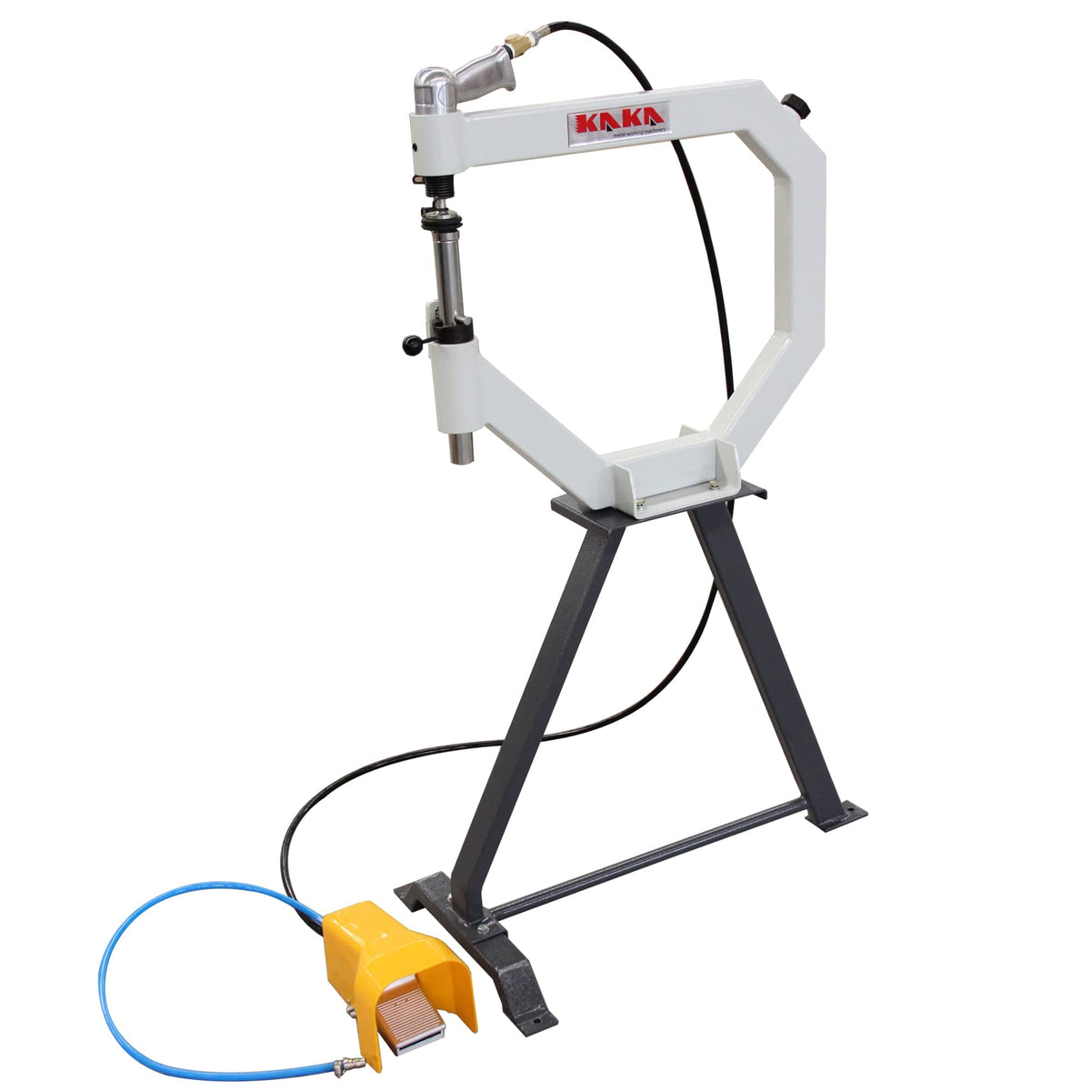 19.6" Throat Pneumatic Planishing Hammer with Steel Frame Stand & Foot Pedal V963650