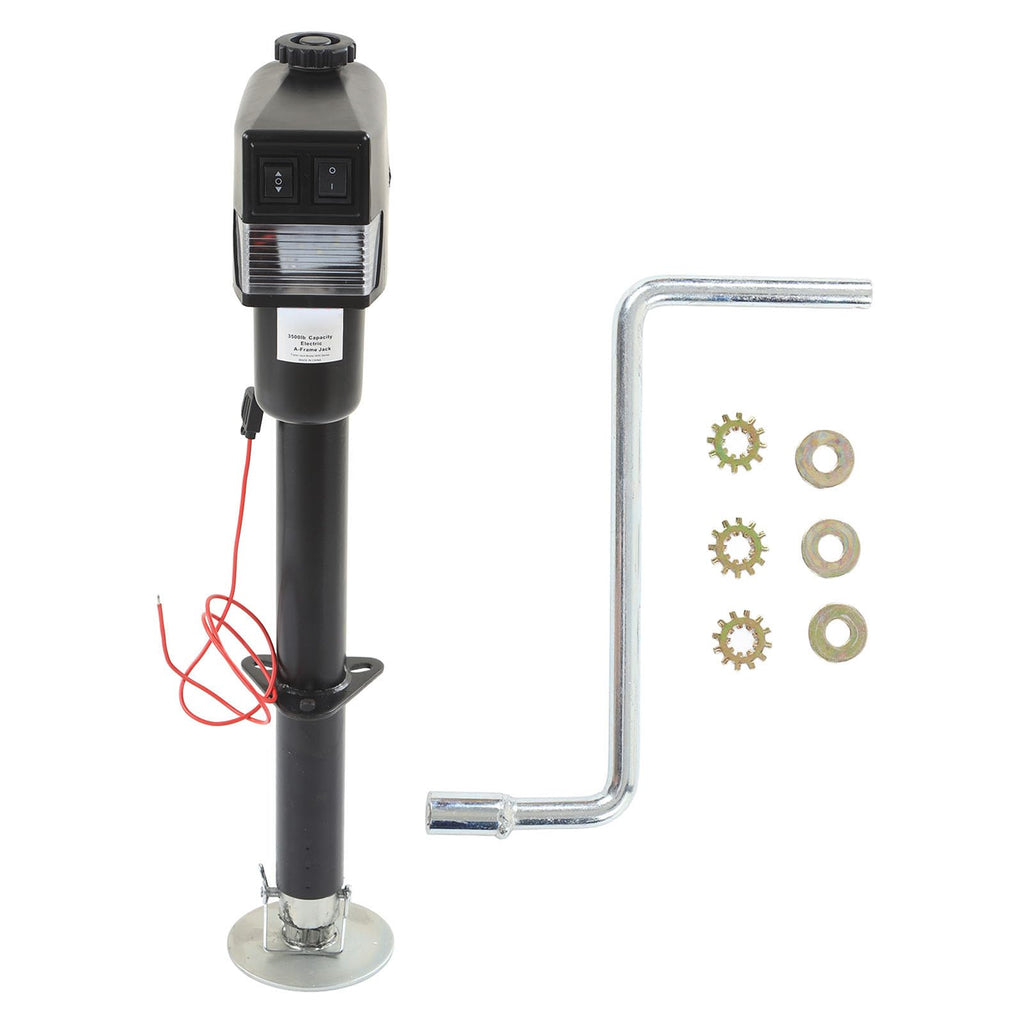 3500lbs 12V Electric Trailer Jack with Manual Crank L251116