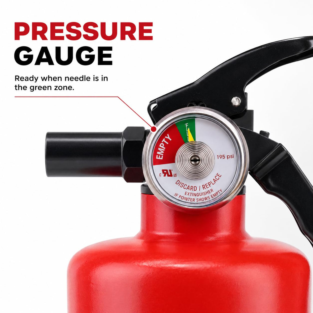 2.5 lb Dry Chemical ABC Fire Extinguisher U3615