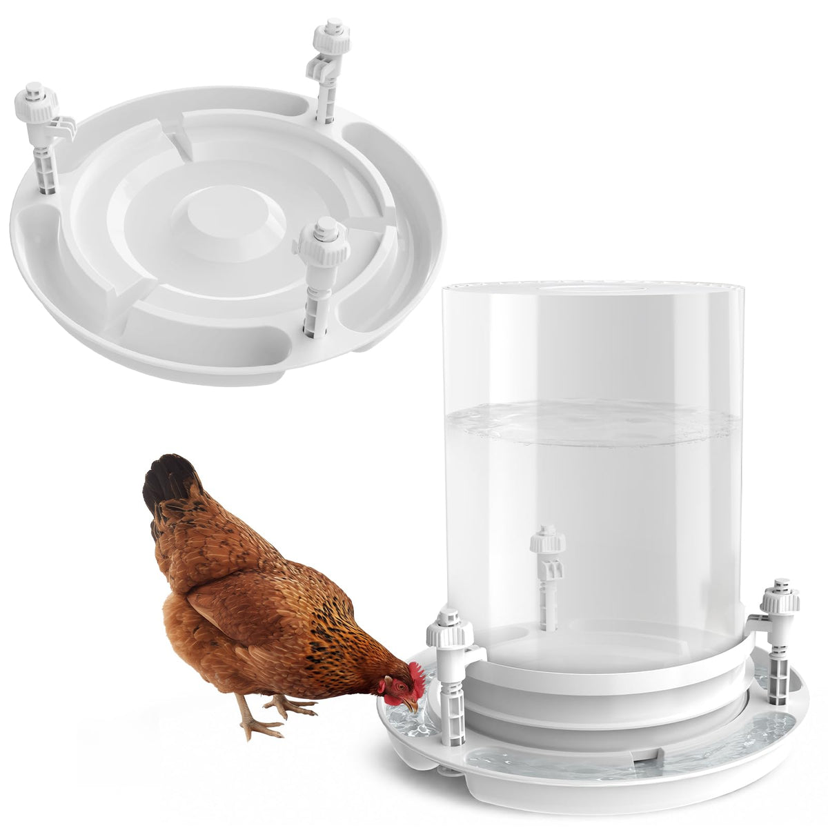 Chicken Waterer for 5 Gallon Bucket F267
