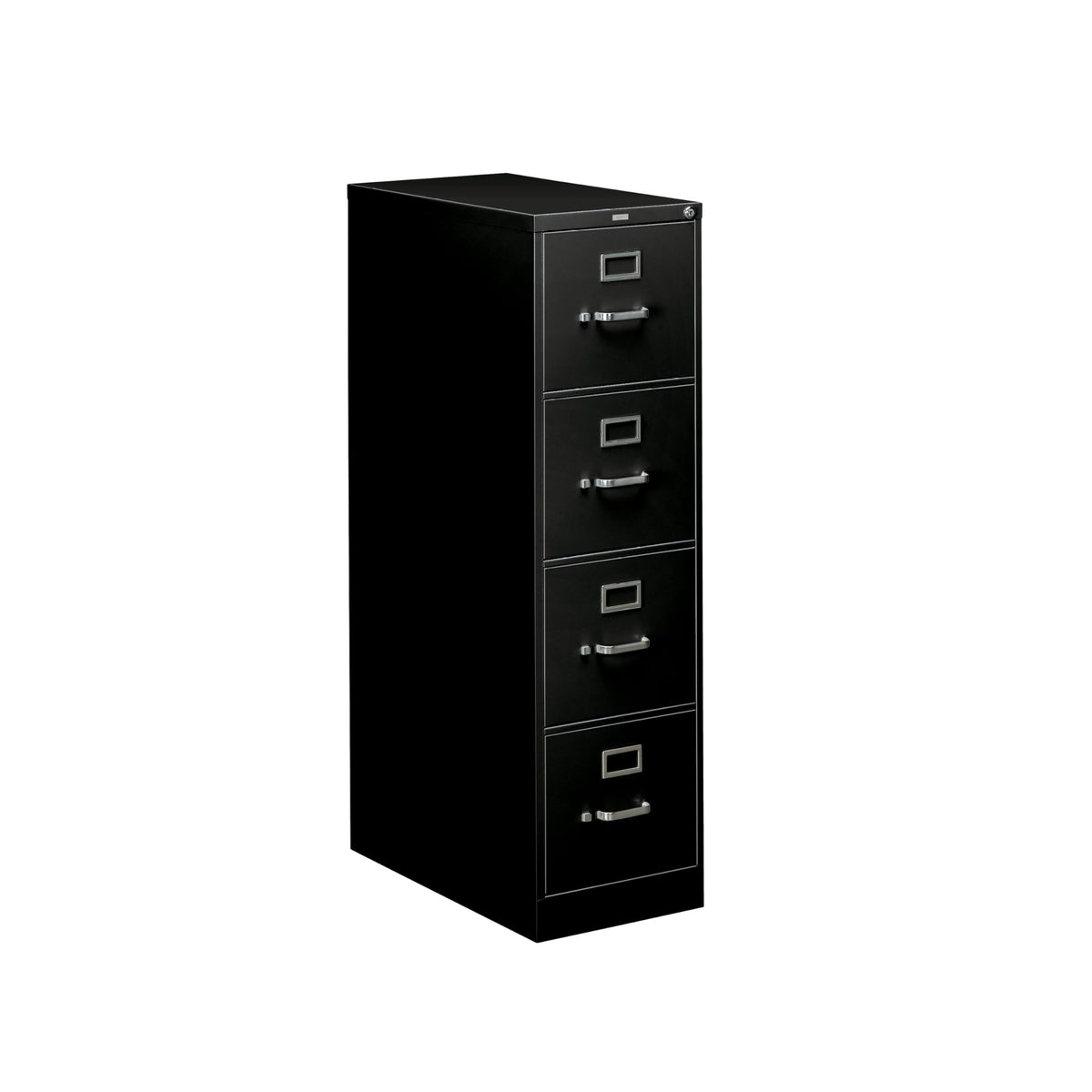 Black 4 Drawer File Cabinet Q50899