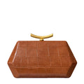 Crocodile Embossed PU Leather Clutch Bag Q75182