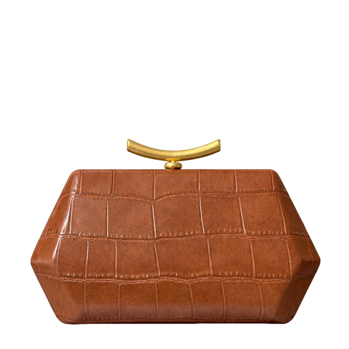 Crocodile Embossed PU Leather Clutch Bag Q75182