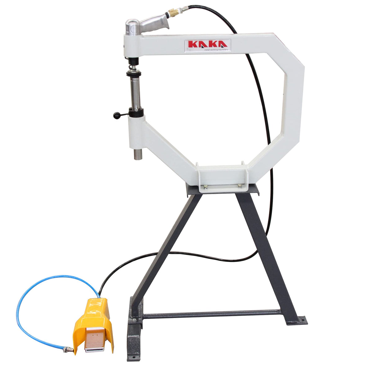 19.6" Throat Pneumatic Planishing Hammer with Steel Frame Stand & Foot Pedal V963650