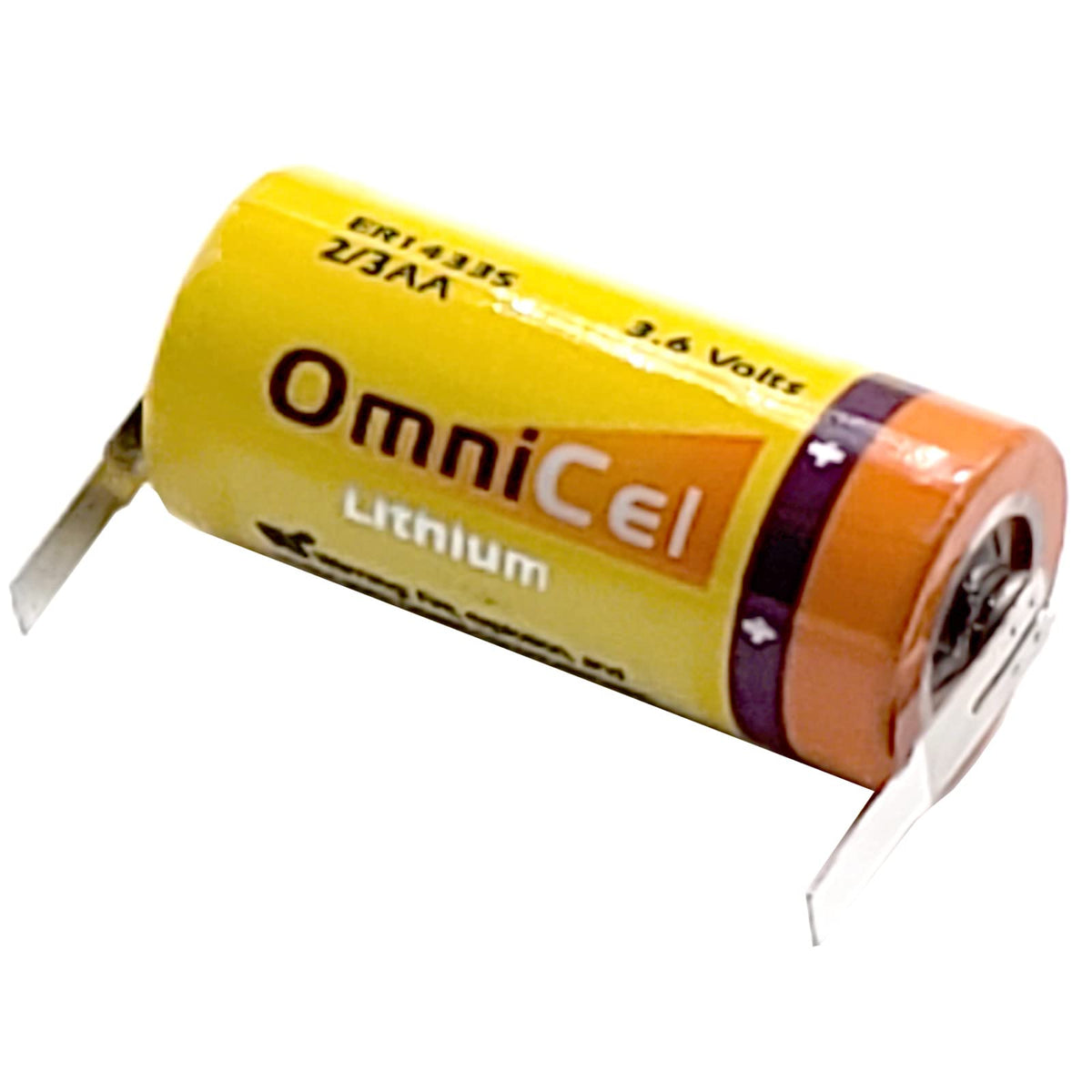 3.6V Lithium Battery with Tabs K11417