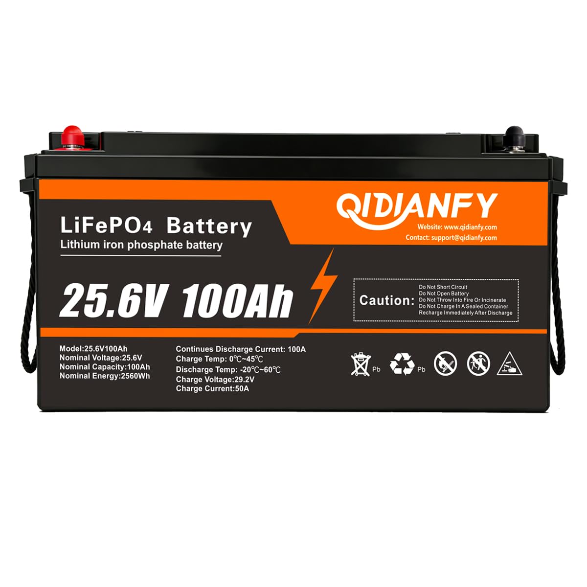 24V 100Ah LiFePO4 Lithium Battery L938