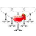 Clear 5 Ounce Stemmed Cocktail Glasses Set of 6 Z989646