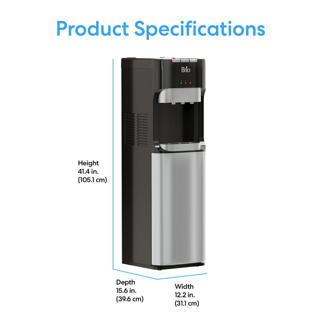 Bottom Loading Water Cooler Dispenser for 5 Gallon Bottles Z3320
