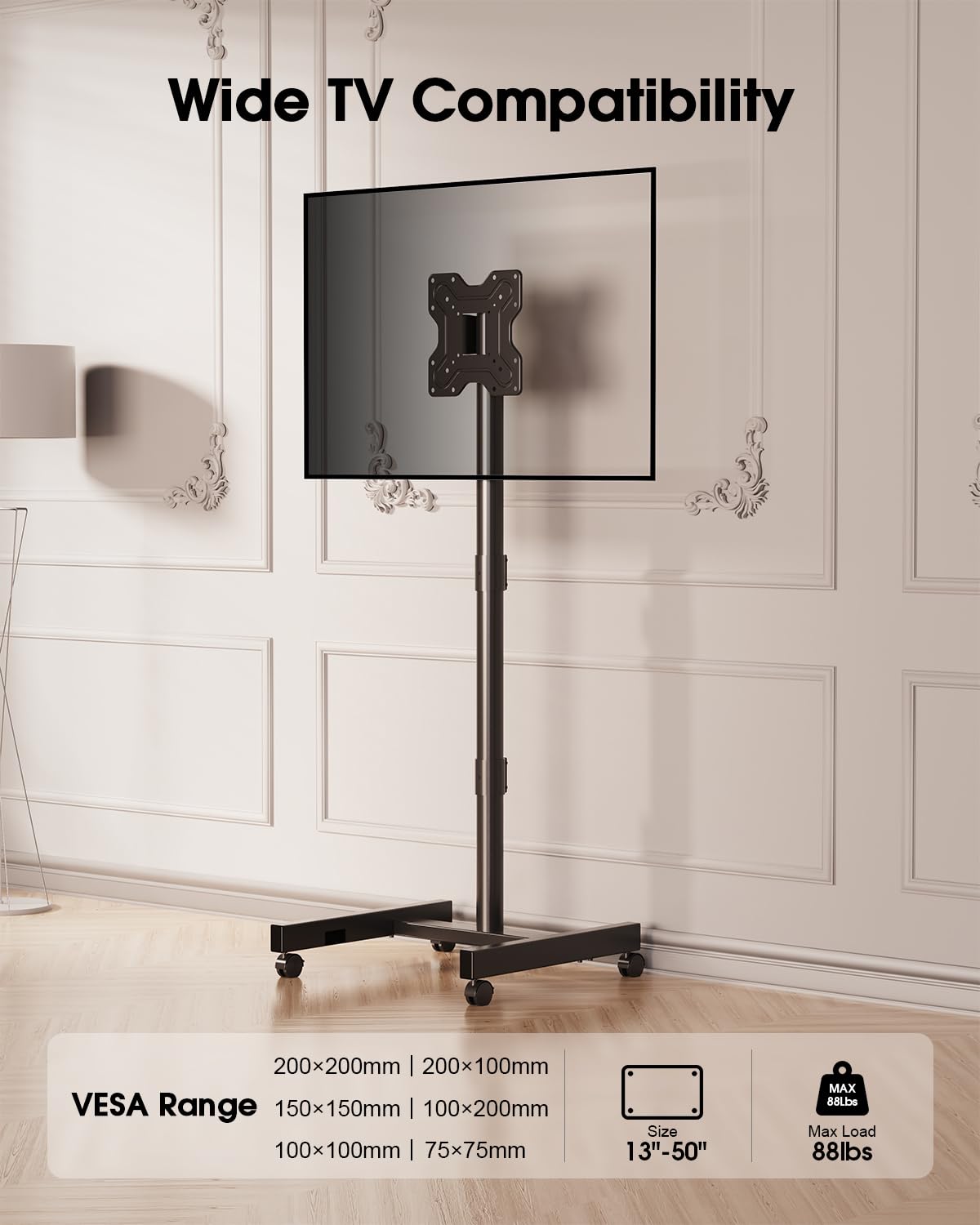 Rolling TV Stand for 13-50 Inch TVs L54367
