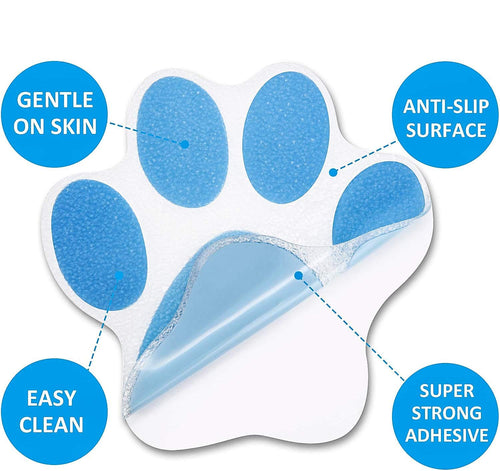 12 Pcs Non-Slip Bathtub Stickers Blue I732484
