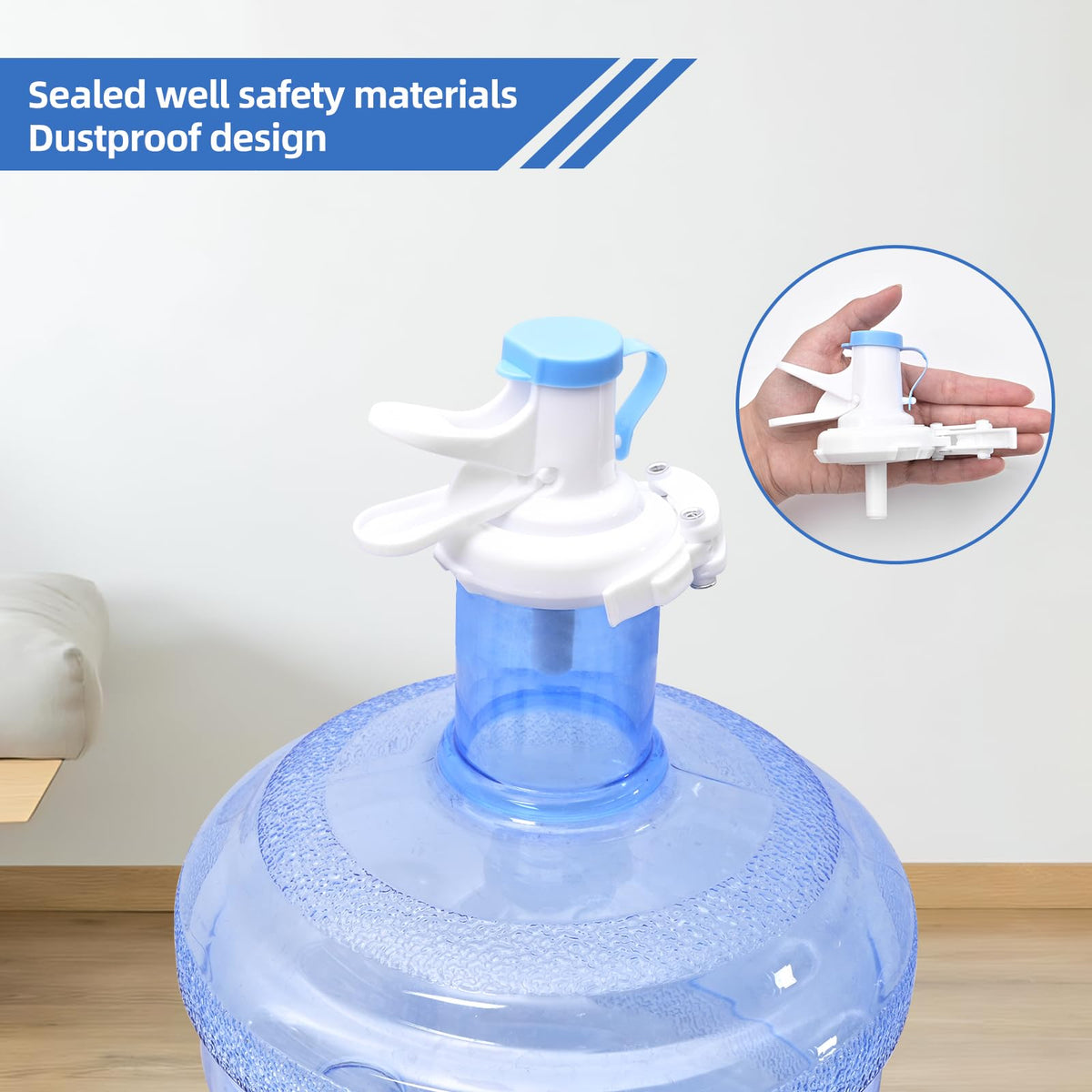 5 Gallon Detachable Metal Water Dispenser Stand and 2 Valves V507393