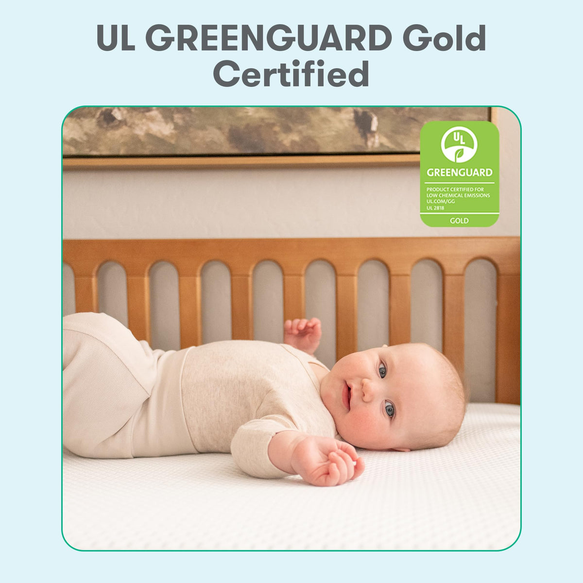 Mini Crib Mattress Breathable Washable Q2884