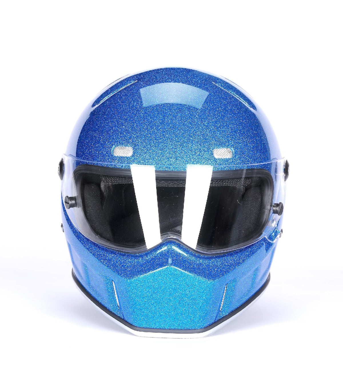 DOT Approved Fiberglass Full Face Motorcycle Helmet with Clear Visor J97926