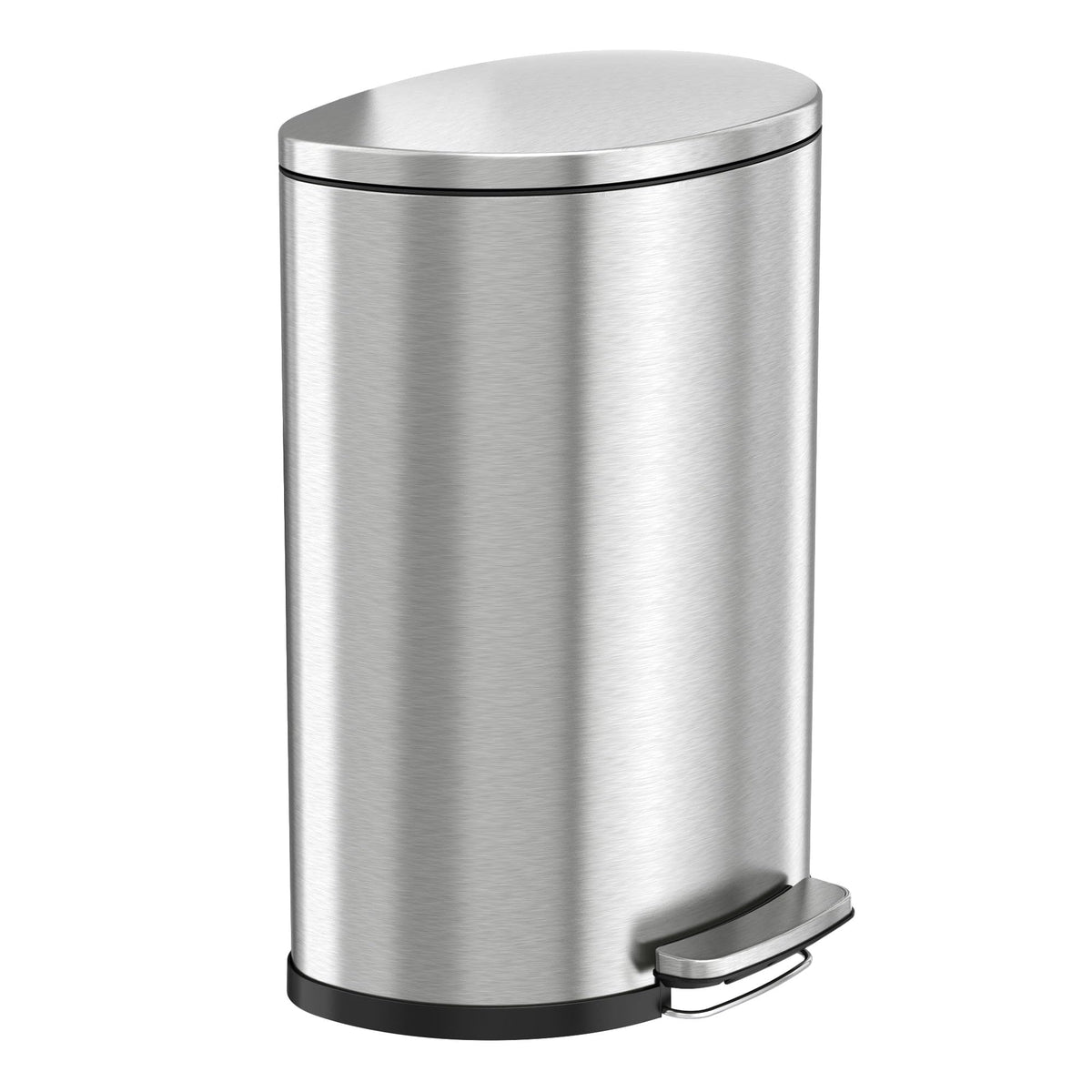 50L Stainless Steel Step Trash Can with Odor Filter and Removable Bucket Y74643