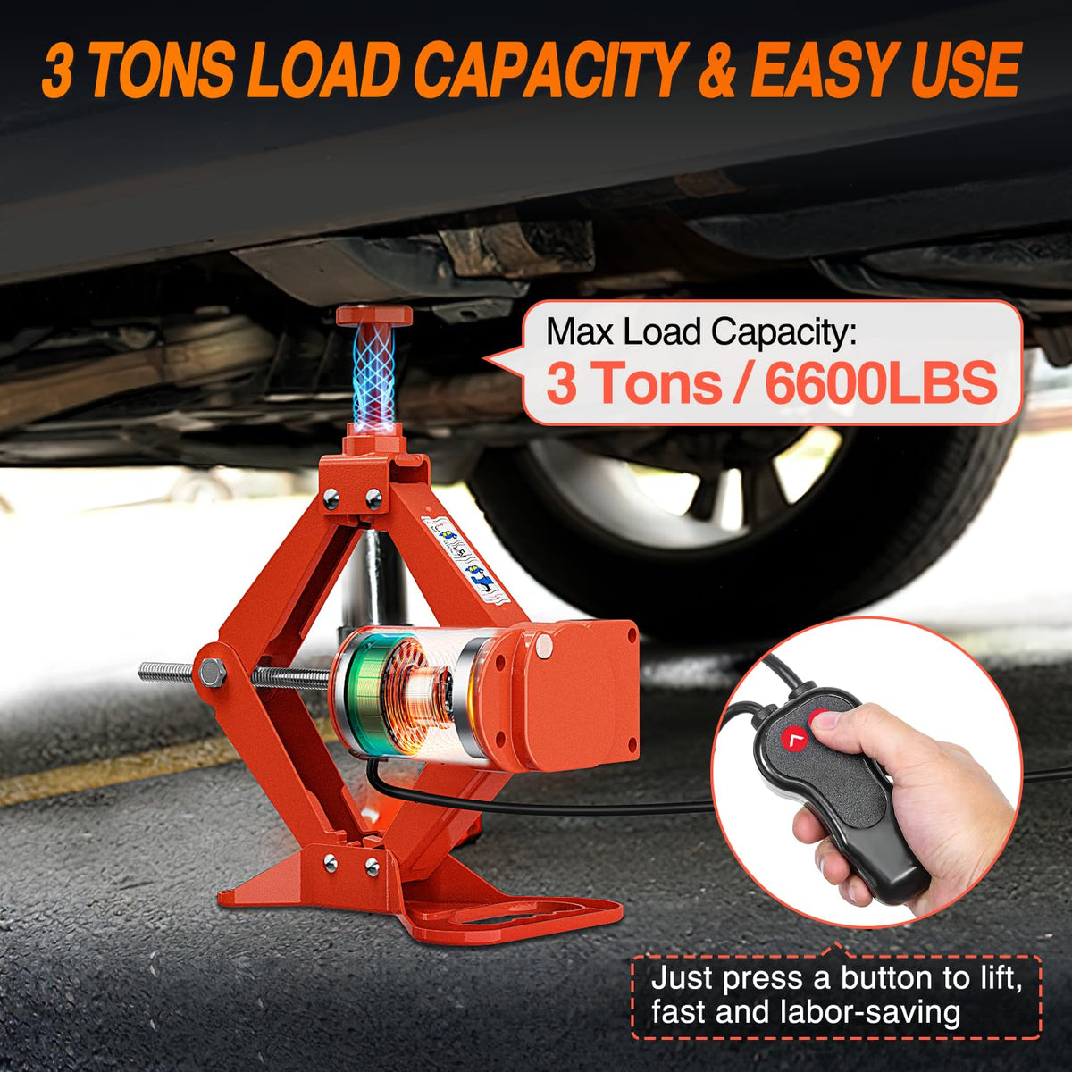3 Ton 12V Electric Car Jack O803992