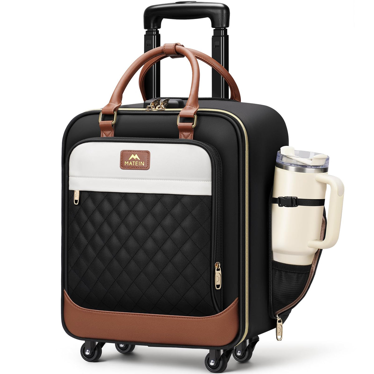 16" Rolling Underseat Carry On Luggage with Wheels Z62523