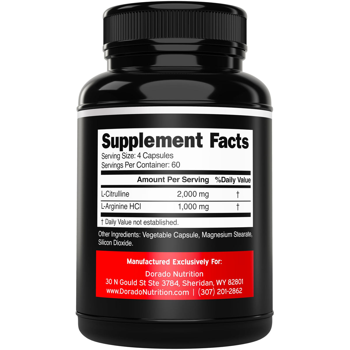 L Arginine L Citrulline 3000mg 240 Capsules I551