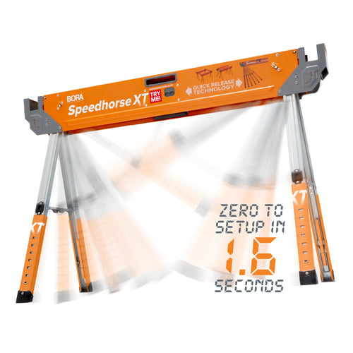 2 Pack Adjustable Folding Heavy Duty Sawhorse N509944
