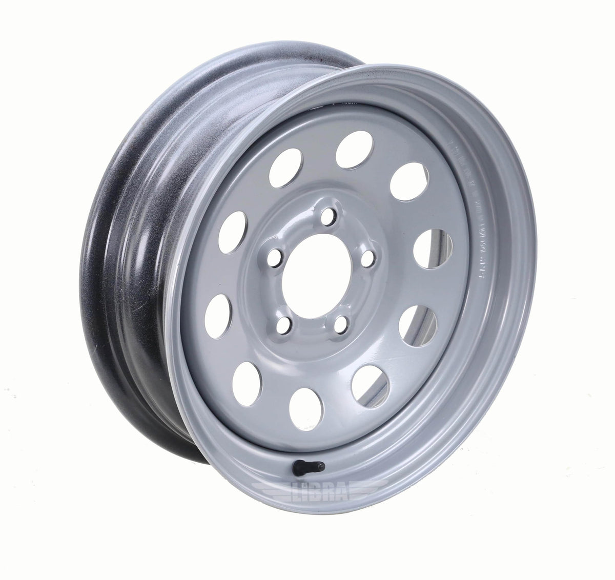Trailer Tire Wheel ST205/75R15 8-Ply Silver Mod Rim O226