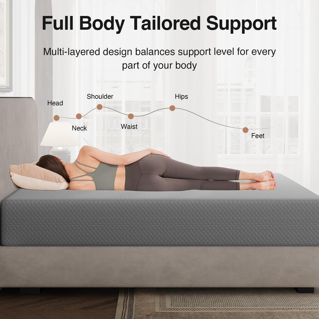 Full Size 10 Inch Gel Memory Foam Mattress P3390