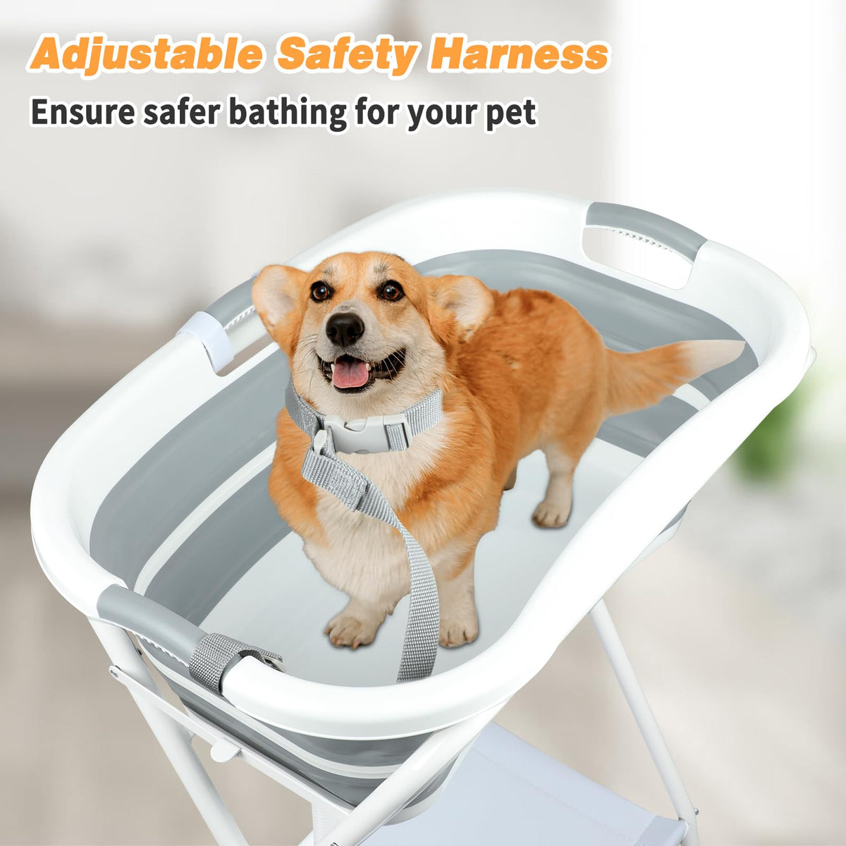 Portable Collapsible Dog Bathtub E1311