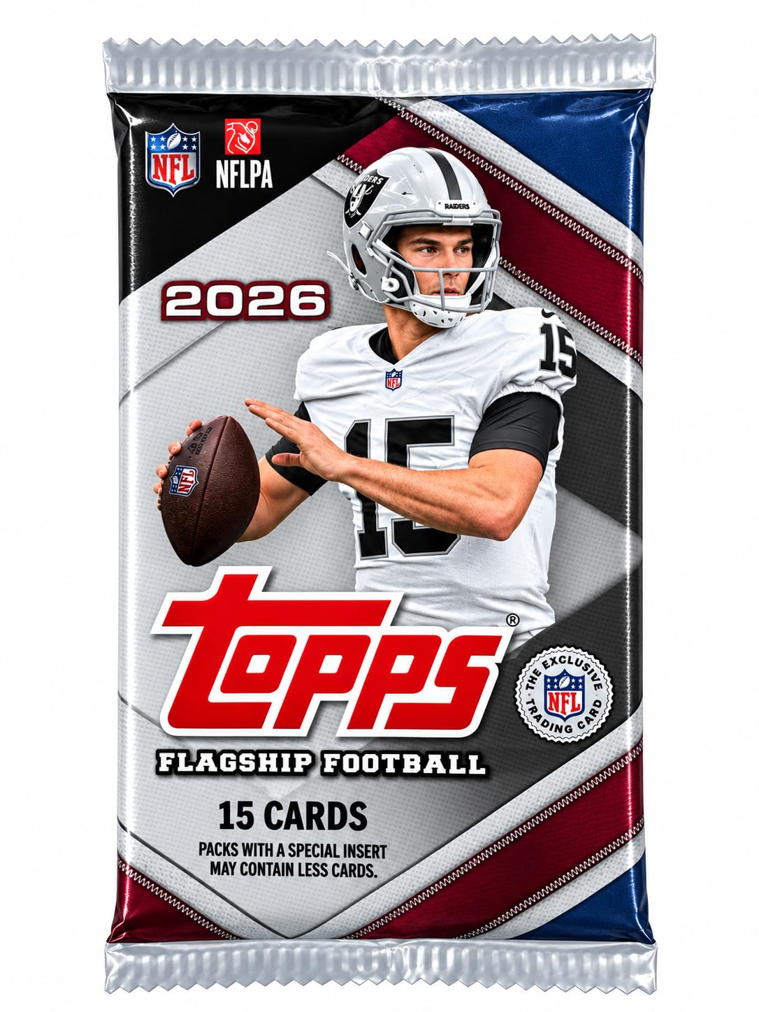 2026 Topps Football Mega Pack -15 Cards Per Pack J724