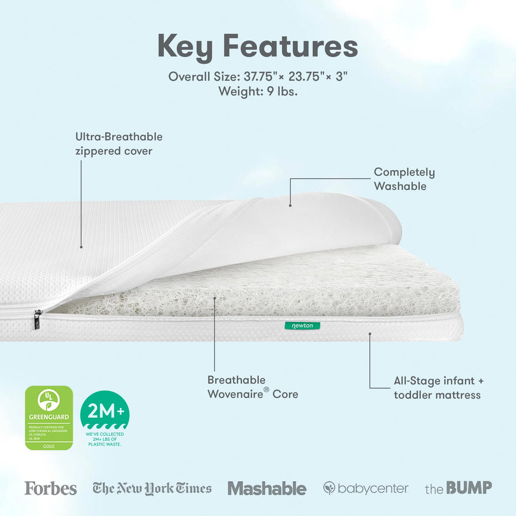 Mini Crib Mattress Breathable Washable Q2884