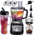 8-Cup Food Processor & Blender Combo, 1000W, Black F535