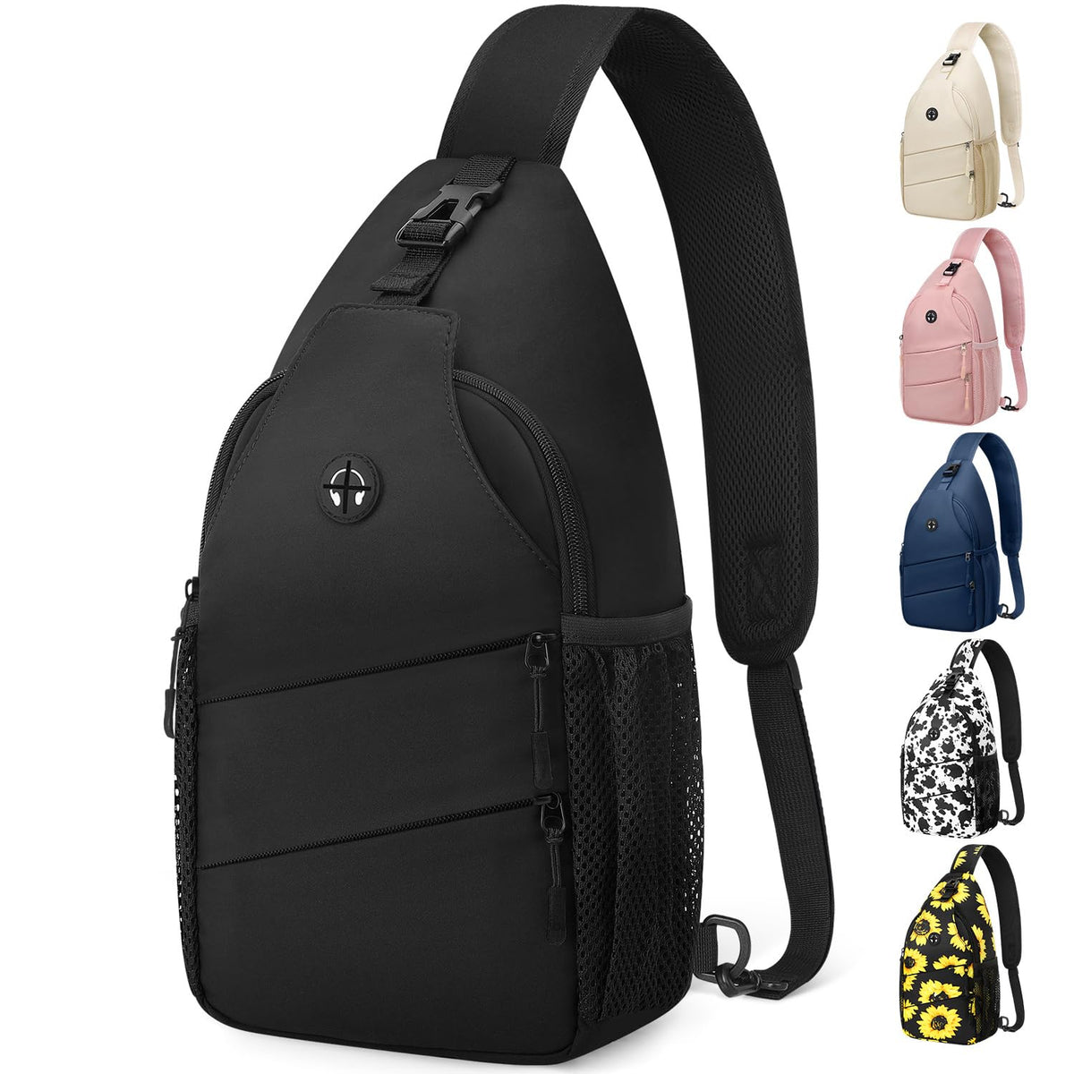 Crossbody Sling Bag with Convertible Shoulder Strap E386693