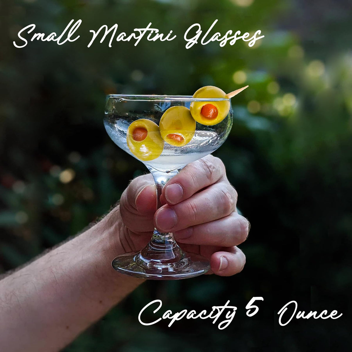 Clear 5 Ounce Stemmed Cocktail Glasses Set of 6 Z989646