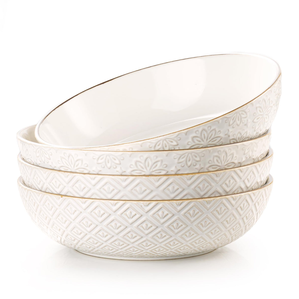 36 oz Set of 4 Ceramic Pasta Bowl K985