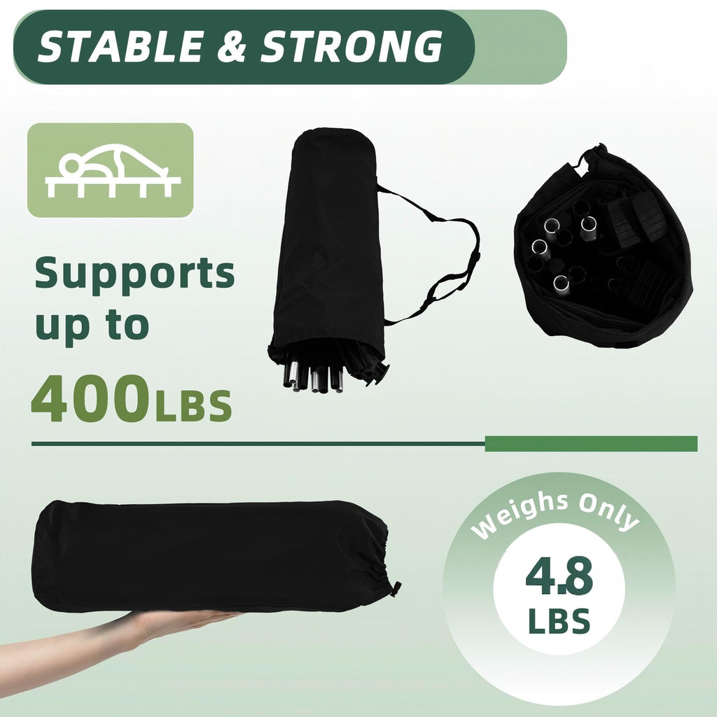 28" Extra Wide Portable Folding Camping Cot I26832