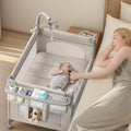 Baby Bassinet, Pack and Play, Bedside Crib Sleeper, Diaper Changer M638502