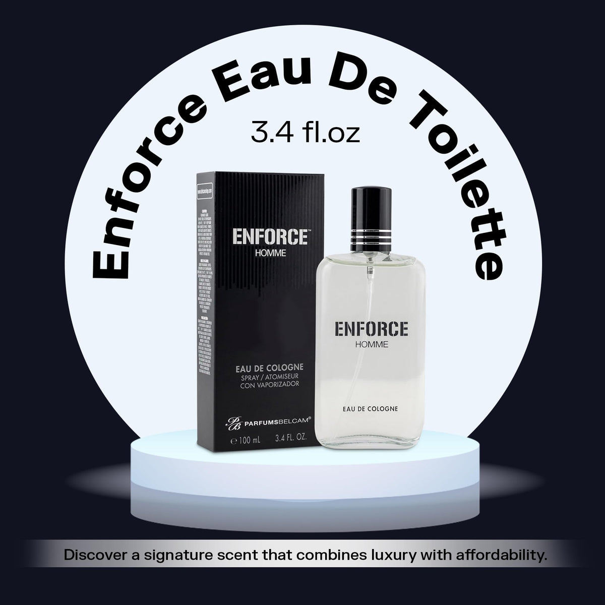 Eau de Toilette Spray Woody Sandalwood Citrus Musk 3.4 Fl Oz D8439