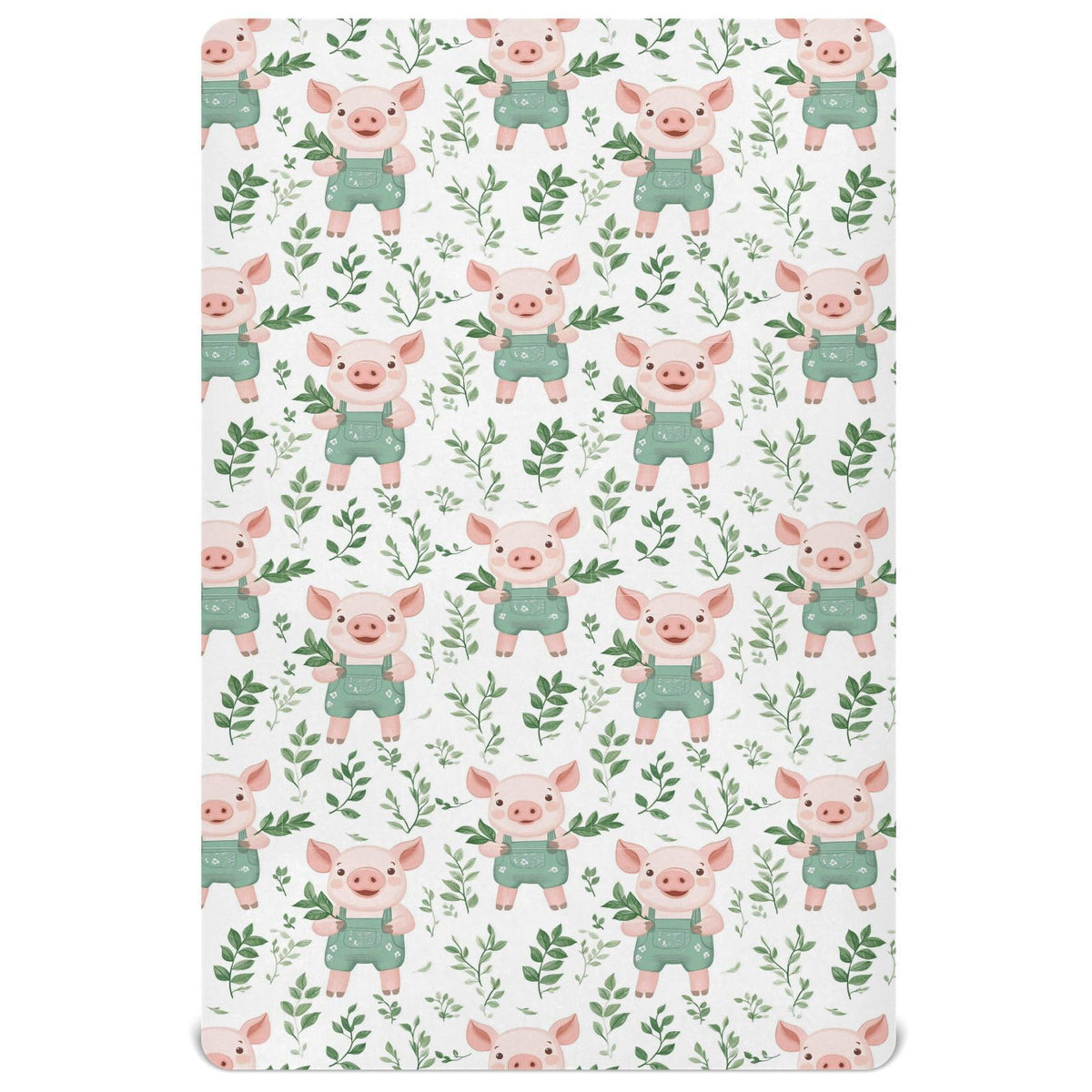 Soft Breathable Microfiber Crib Sheet Y5046