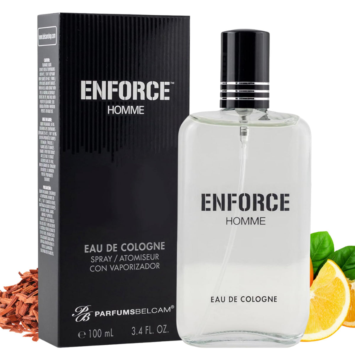 Eau de Toilette Spray Woody Sandalwood Citrus Musk 3.4 Fl Oz D8439
