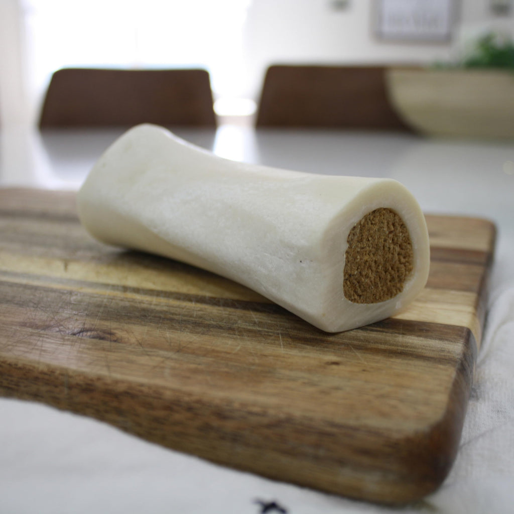 Peanut Butter Flavor Large Stuffed Shin Bones for Dogs G6278